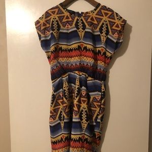 MM Couture Multi-Colored Dress